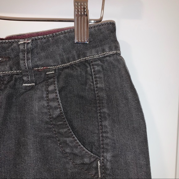 Hugo Boss Washed Black Cropped Capri Denim Jeans - Picture 6 of 12